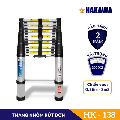 Thang nhôm rút Hakawa HK-138